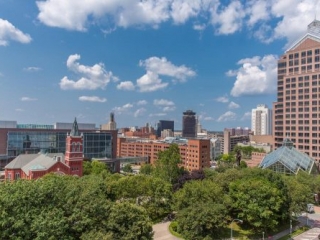 Northwest View of Downtown Rochester 3 City Center, Downtown Rochester